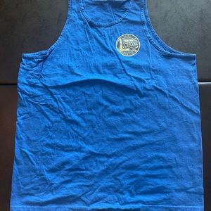 Ocracoke NC blue tank top cotton XL